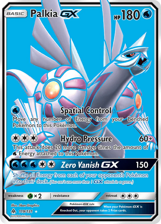 Palkia GX (119/131) [Sun & Moon: Forbidden Light] - for just $7.60! 