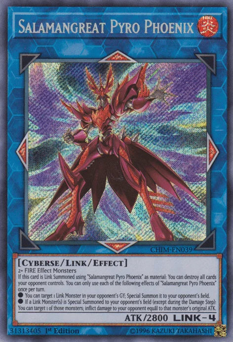 Salamangreat Pyro Phoenix [CHIM-EN039] Secret Rare - for just $2.55! 