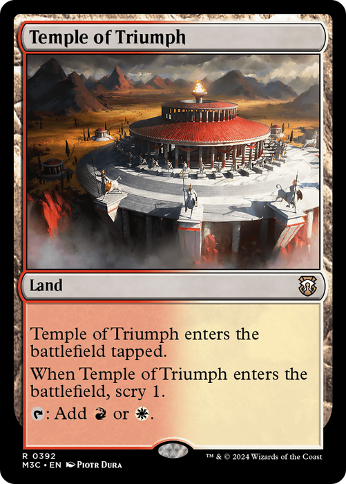 Temple of Triumph (M3C-392) - Modern Horizons 3 Commander - for just $0.11! 