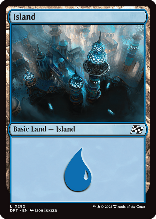 Island (DFT-282) - Aetherdrift Foil - for just $0.05! 