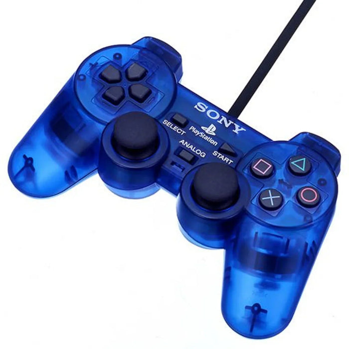 PlayStation 2 (PS2) Dualshock 2 Controller [Clear Ocean Blue] – PlayStation 2 Accessory (PS2) - for just $34.99! 