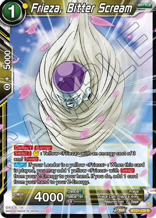 Frieza, Bitter Scream (BT21-125) [Wild Resurgence] - for just $0.10! 