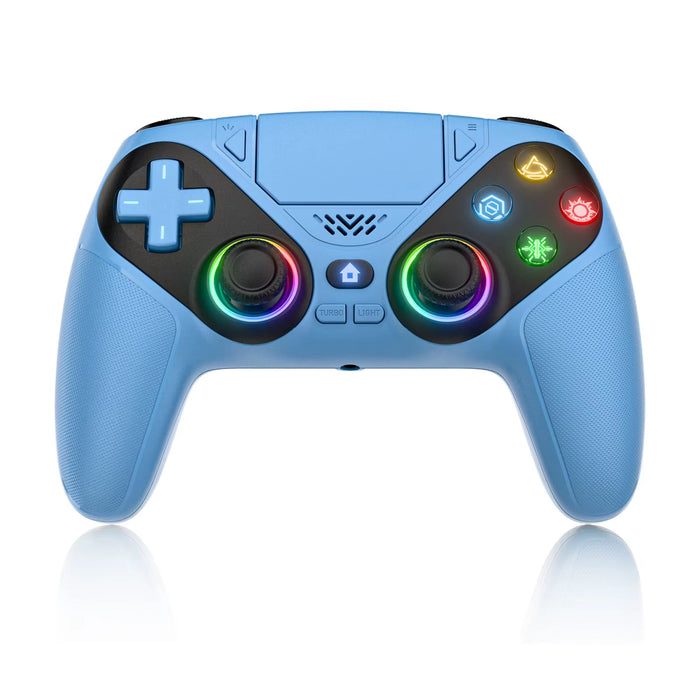 RGB Wireless Controller Compatible with PS5 and PC, Hall Effect Triggers, Programmable Buttons, Turbo Mode, Dual Vibration Gamepad - for just $62.98! 