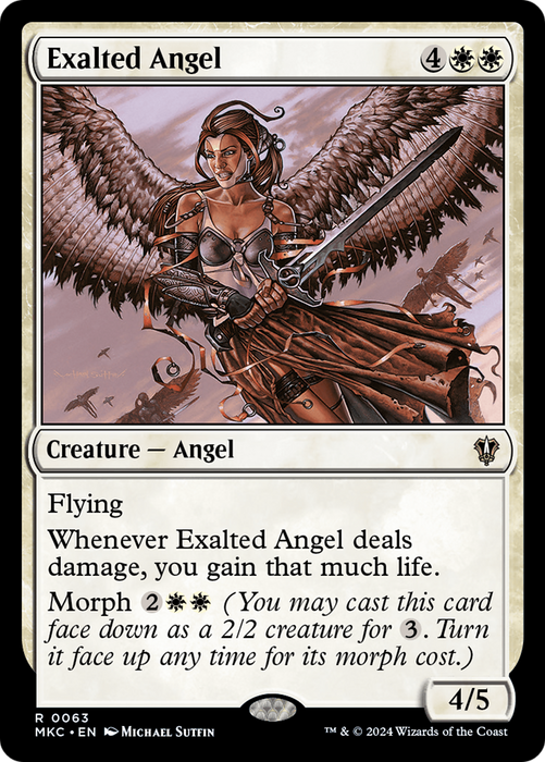 Exalted Angel (MKC-063) - Murders at Karlov Manor Commander - for just $0.19! 