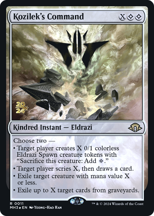 Kozilek's Command (PRE-011) - Modern Horizons 3 Promos Foil - for just $5.02! 