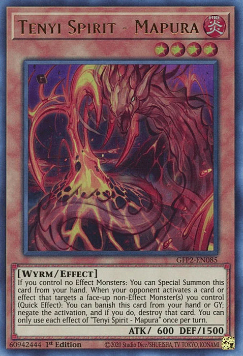 Tenyi Spirit - Mapura [GFP2-EN085] Ultra Rare - for just $0.15! 