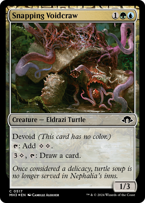Snapping Voidcraw (Ripple Foil) (MH3-517) - Modern Horizons 3: (devoid) Foil - for just $0.26! 