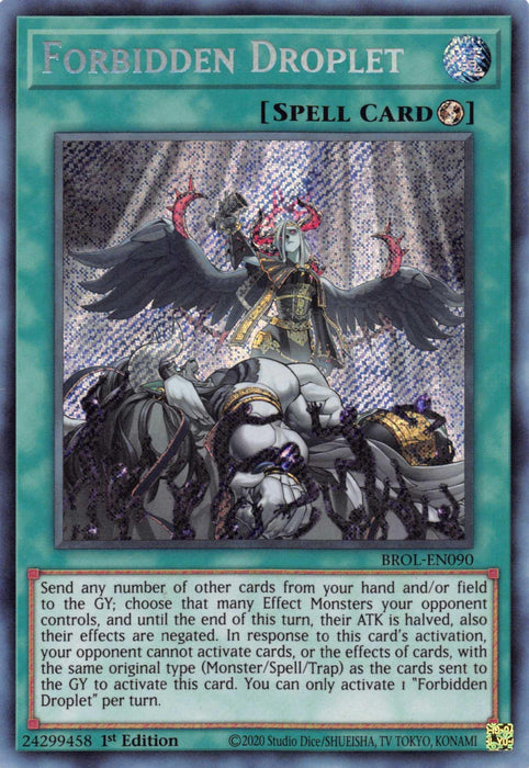 Forbidden Droplet [BROL-EN090] Secret Rare - for just $4.35! 