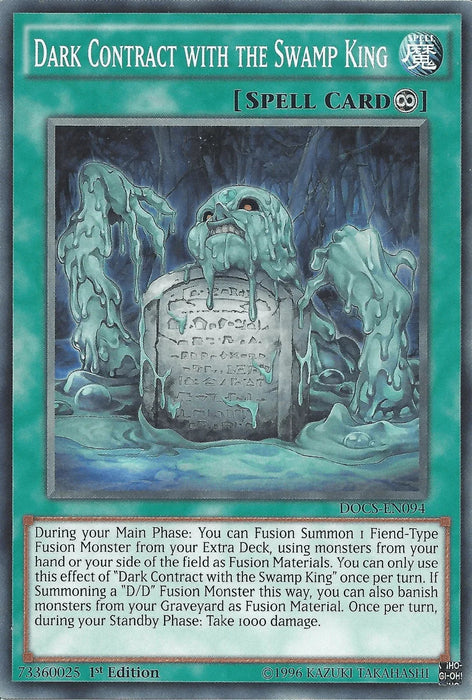 Dark Contract with the Swamp King [DOCS-EN094] Common - for just $0.10! 