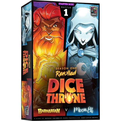 Dice Throne Season 1 - Box 1 - Barbarian vs Moon Elf - for just $29.99! 
