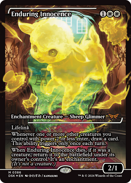 Enduring Innocence (DSK-386) - Duskmourn: House of Horror: (Showcase) Foil - for just $9.90! 