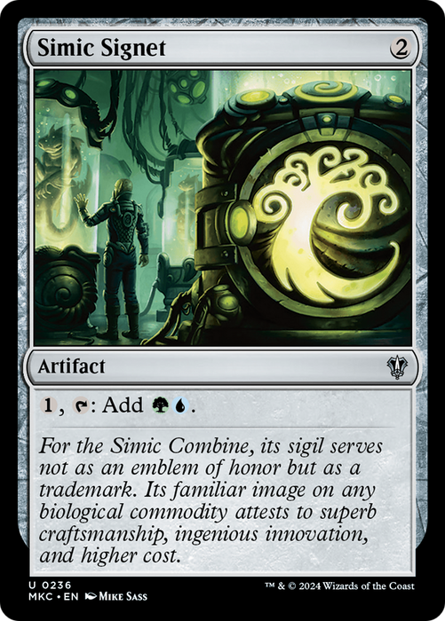Simic Signet (MKC-236) - Murders at Karlov Manor Commander - for just $0.10! 