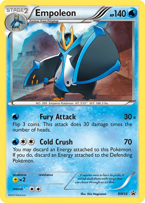 Empoleon (BW56) [Black & White: Black Star Promos] - for just $5.25! 