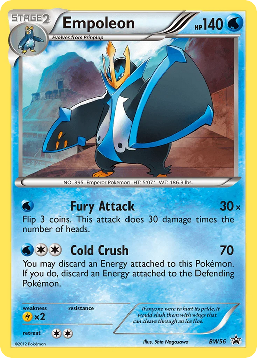 Empoleon (BW56) [Black & White: Black Star Promos] - for just $4.70! 