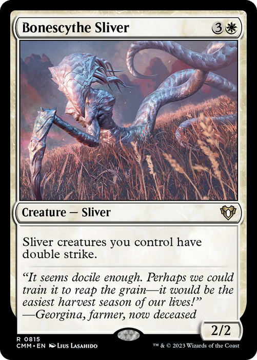Bonescythe Sliver (CMM-815) - Commander Masters - for just $1.88! 