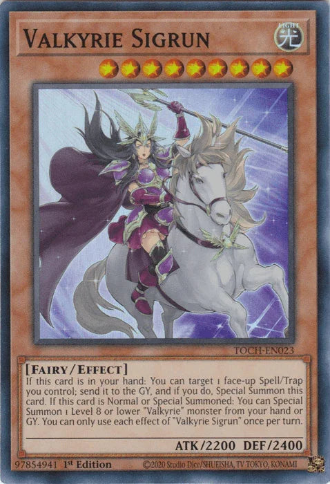 Valkyrie Sigrun [TOCH-EN023] Super Rare - for just $0.15! 