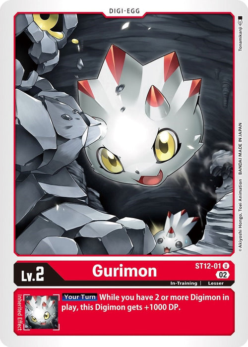 Gurimon [ST12-01] [Starter Deck: Jesmon] - Just $0.09! Shop now at Retro Gaming of Denver