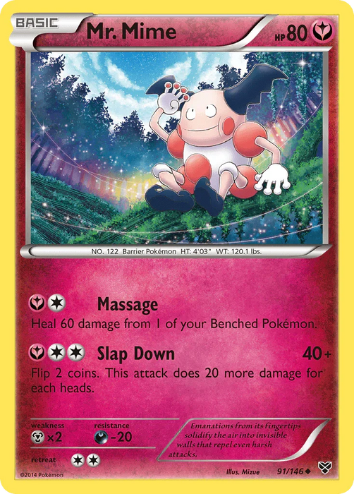 Mr. Mime (91/146) [XY: Base Set] - for just $0.15! 