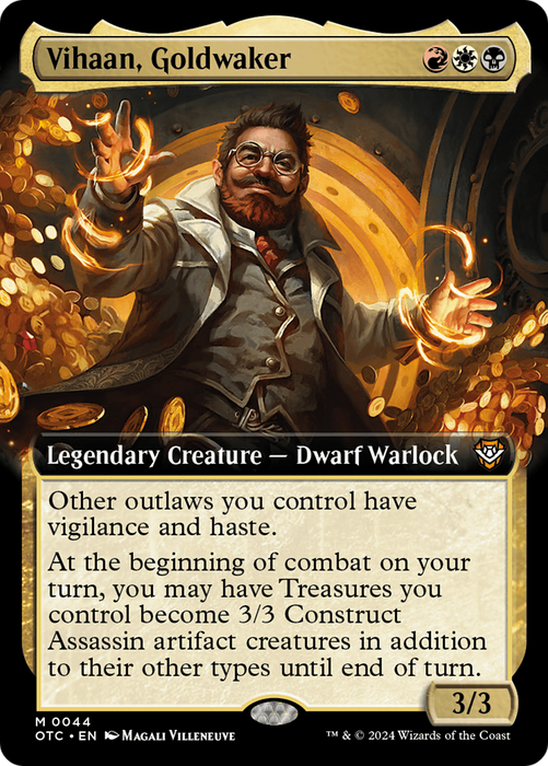 Vihaan, Goldwaker (OTC-044) - Outlaws of Thunder Junction Commander: (Extended Art) - for just $1.12! 