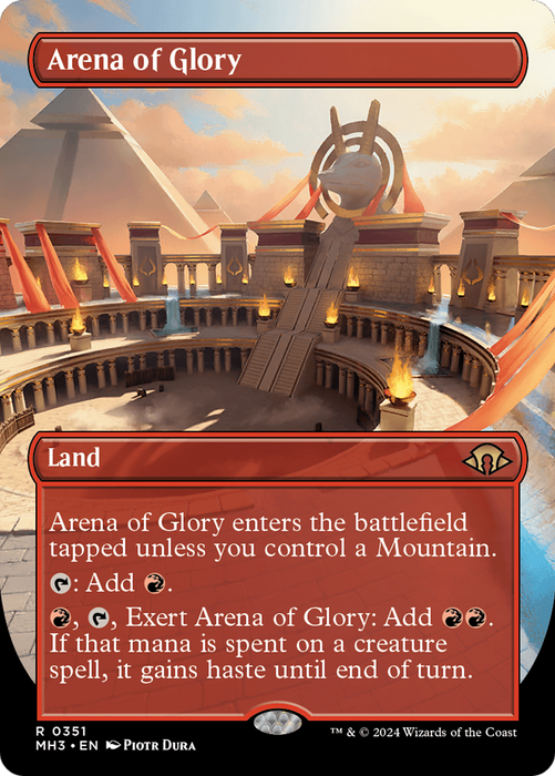 Arena of Glory (Borderless) [Modern Horizons 3] - Just $2.65! Shop now at Retro Gaming of Denver