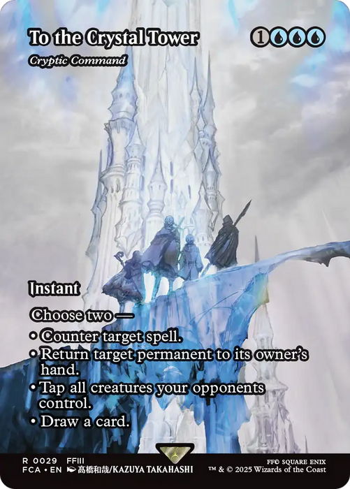 Cryptic Command (FCA-029) - FINAL FANTASY: Through the Ages / To the Crystal Tower (Borderless) Foil - for just $4.75! 