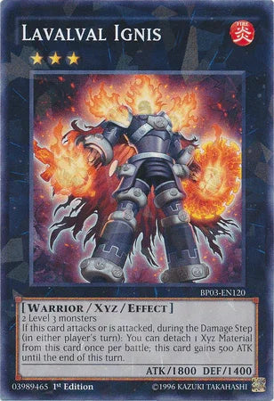 Lavalval Ignis [BP03-EN120] Shatterfoil Rare - for just $0.15! 