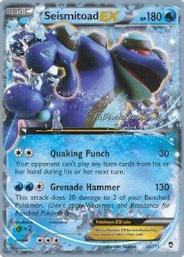 Seismitoad EX (20/111) (Punches 'n' Bites - Patrick Martinez) [World Championships 2015] - for just $0.40! 