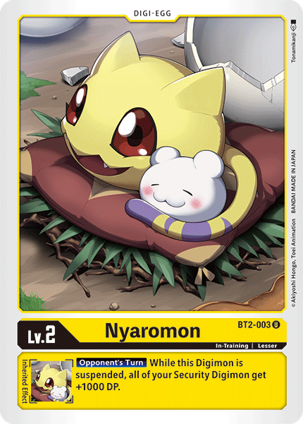 Nyaromon [BT2-003] [Release Special Booster Ver.1.5] - Just $0.09! Shop now at Retro Gaming of Denver