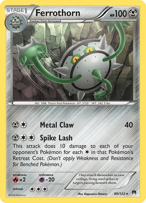 Ferrothorn (80/122) [XY: BREAKpoint] - for just $0.10! 