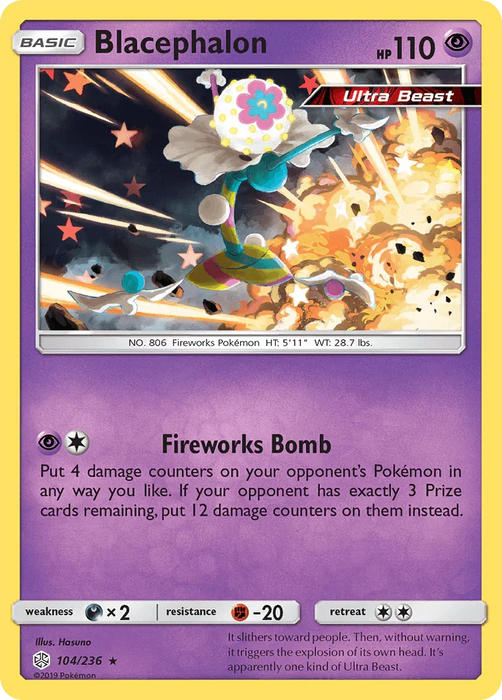 Blacephalon (104/236) [Sun & Moon: Cosmic Eclipse] - for just $3.35! 