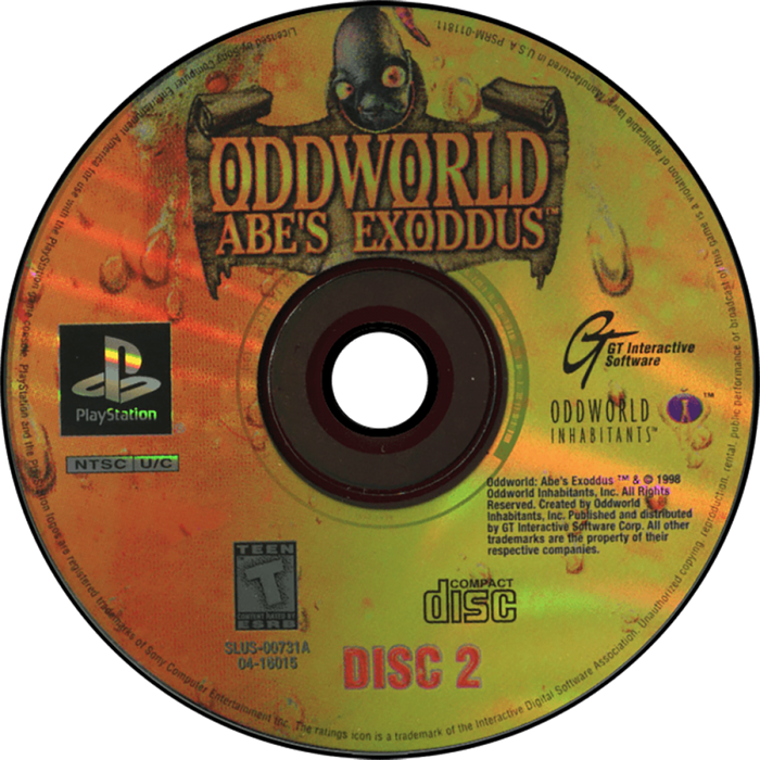 Oddworld: Abe's Exoddus – PlayStation 1 (PS1)