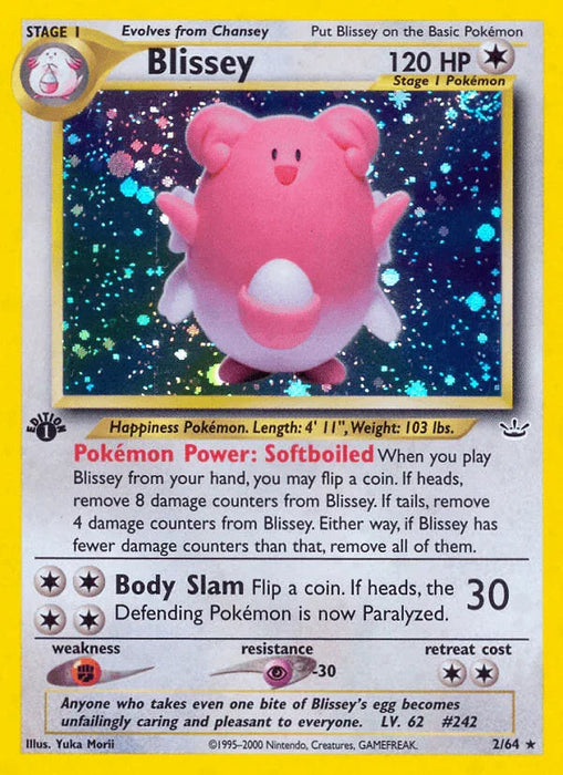 Blissey (2/64) [Neo Revelation 1st Edition] - for just $69! 