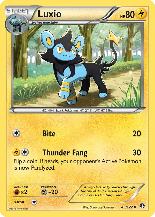 Luxio (45/122) [XY: BREAKpoint] - for just $0.10! 