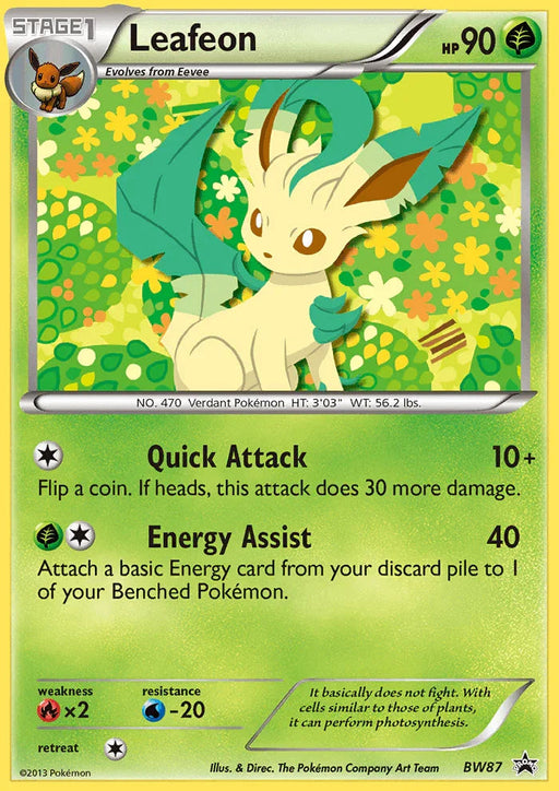 Leafeon (BW87) [Black & White: Black Star Promos] - for just $28.40! 