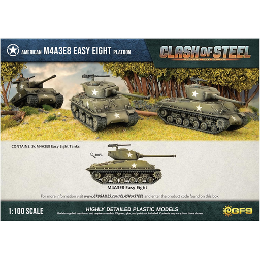 Clash of Steel - American: M4A3E8 Easy Eight Platoon - for just $30! 