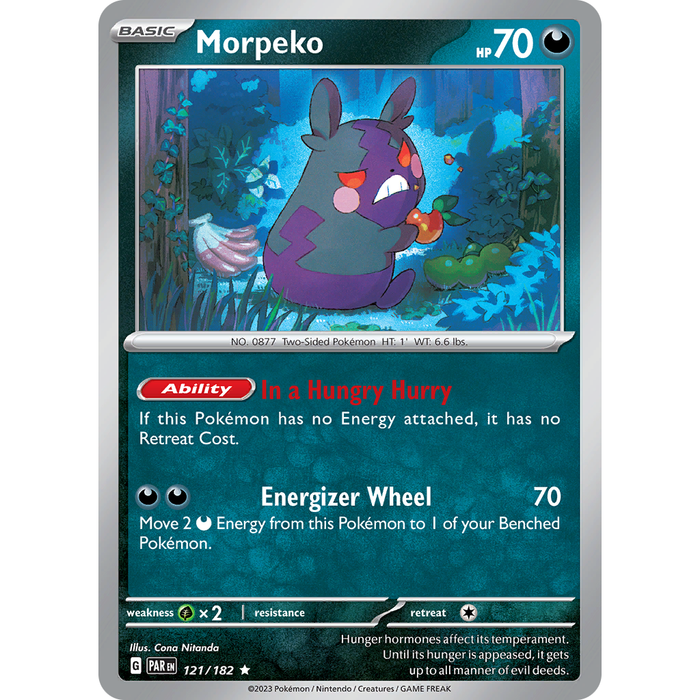 Morpeko (121/182) [Scarlet & Violet: Paradox Rift] - Just $0.05! Shop now at Retro Gaming of Denver