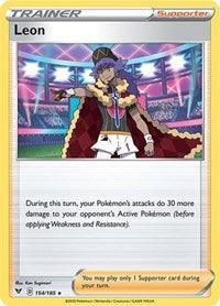 Leon (154/185) (Theme Deck Exclusive) [Sword & Shield: Vivid Voltage] - for just $0.10! 