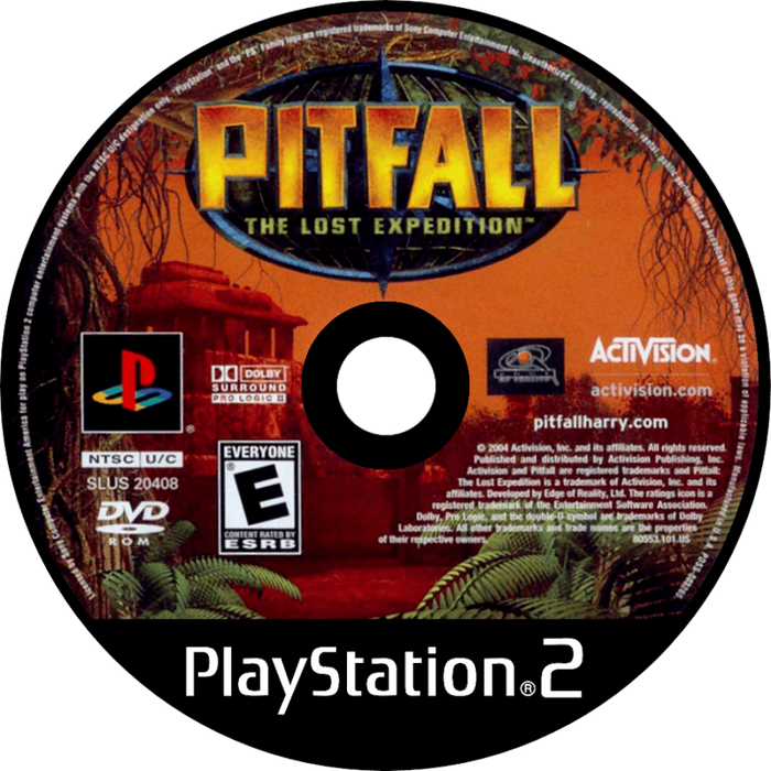 Pitfall The Lost Expedition – PlayStation 2 (PS2) - for just $0! 