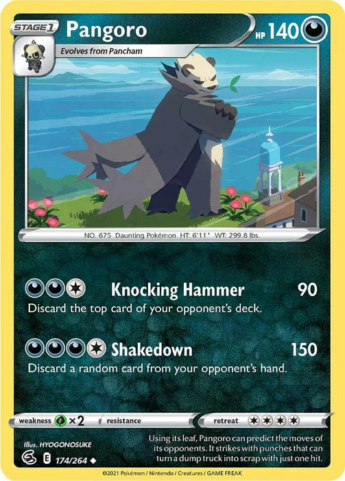 Pangoro (174/264) [Sword & Shield: Fusion Strike] - for just $0.10! 