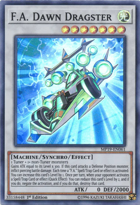 F.A. Dawn Dragster [MP19-EN061] Super Rare - for just $0.30! 