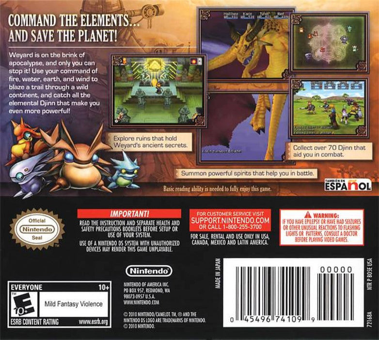 Golden Sun: Dark Dawn – Nintendo DS (DS) - for just $22.99! 