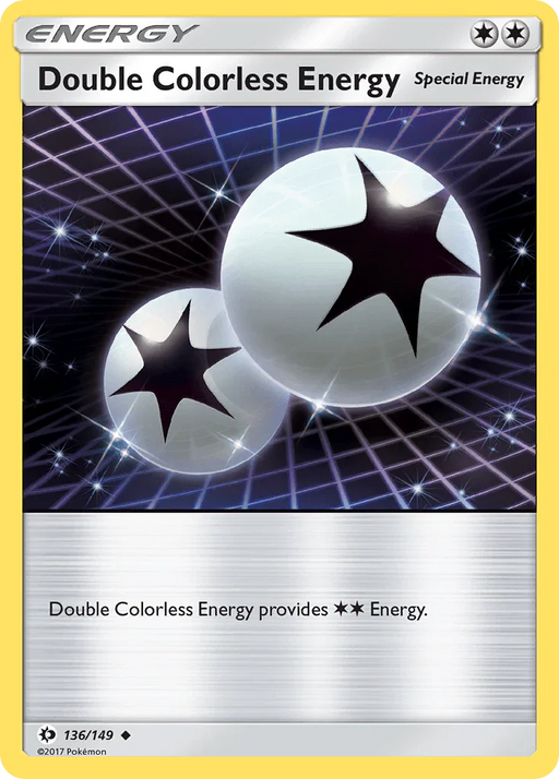Double Colorless Energy (136/149) [Sun & Moon: Base Set] - for just $0.20! 