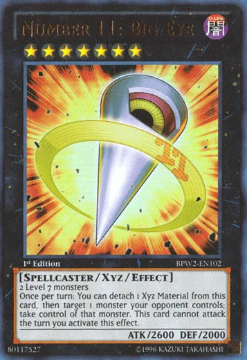 Number 11: Big Eye [BPW2-EN102] Ultra Rare - for just $0.85! 