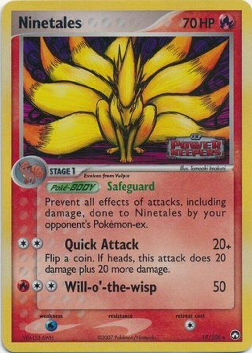 Ninetales (19/108) (Stamped) [EX: Power Keepers] - for just $64! 