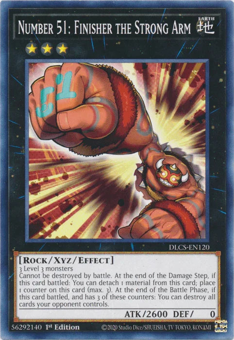 Number 51: Finisher the Strong Arm [DLCS-EN120] Common - for just $0.15! 