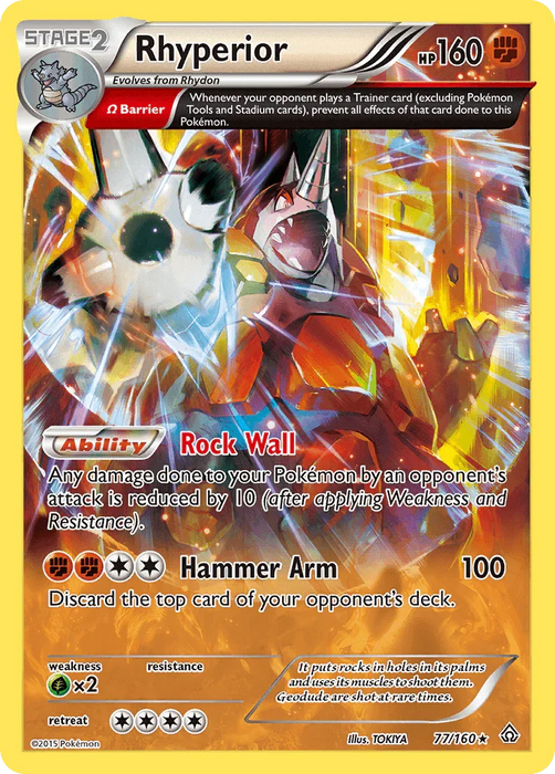 Rhyperior (77/160) [XY: Primal Clash] - for just $1.80! 
