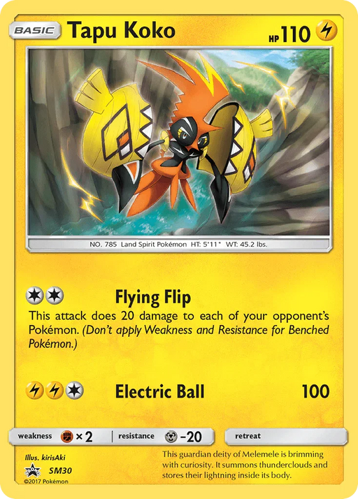 Tapu Koko (SM30) [Sun & Moon: Black Star Promos] - for just $0.25! 