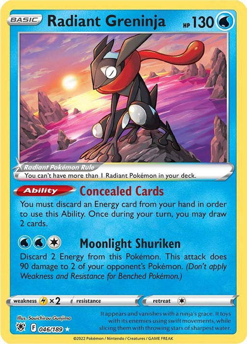 Radiant Greninja (046/189) [Sword & Shield: Astral Radiance] - for just $1.70! 