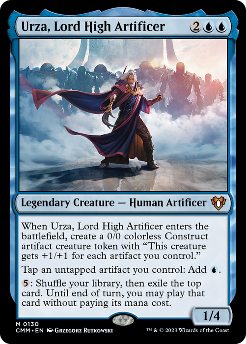 Urza, Lord High Artificer (CMM-130) - Commander Masters - for just $4.38! 