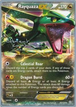 Rayquaza EX (85/124) (Anguille Sous Roche - Clement Lamberton) [World Championships 2013] - for just $6.30! 